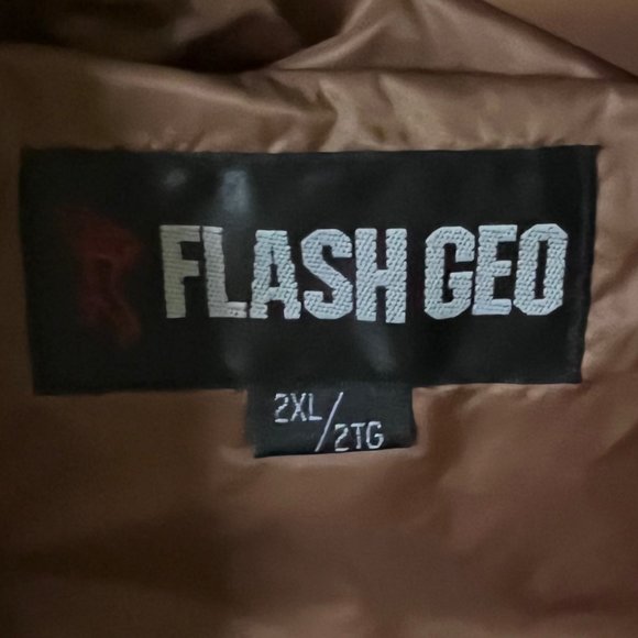 NEW Duck Down Flash Geo Super Warm Winter Coat & Puffer Jacket Plus Size - Picture 11 of 16